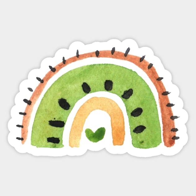 Kiwi Rainbow Sticker by Viaire